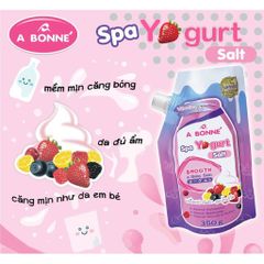 Muối Tắm Sữa Bò A Bonne Spa Milk Salt Tẩy Tế Bào Da Chết Dưỡng Ẩm Body Cơ Thể Trắng Sáng Mềm Da Abonne Thái Lan 350g
