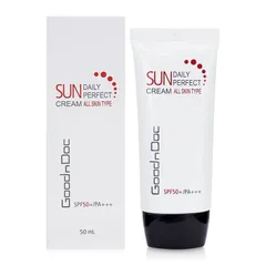 [HÀNG CÔNG TY] Kem chống nắng dưỡng sáng da ngừa lão hóa 3 in 1 Goodndoc Daily Perfect Suncream SPF 50+/PA+++ 50ml