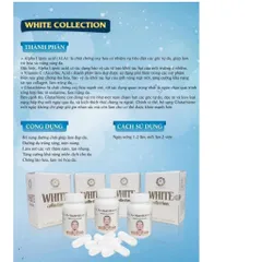 BẢO HÀNH 3 THÁNG - Viên Uống Trắng Da Giảm Sạm Nám Chống Lão Hoá WHITE Collection A+ Nutrition Hộp 60 Viên