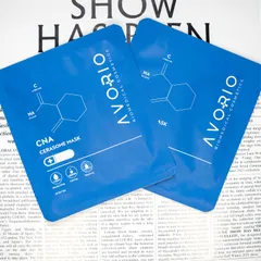 Mặt nạ AVORIO dưỡng ẩm trắng sáng da làm dịu da giúp da mềm mịn chống oxi hóa, tái tạo làn da nâng cơ làm căng gói 25gr