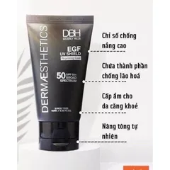 [CHUẨN AUTH]Kem Chống Nắng DERMAESTHETICS DBH EGF FGF DNA UV Shield 50+ 60ml-kcn DBH Mờ Thâm Nám Tàn Nhang Trắng Sáng Da