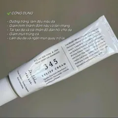 Kem dưỡng 345 Relief Cream Dr.Althea Phục Hồi Cấp Ẩm Làm Dịu Da Dưỡng Trắng Sáng Bảo Vệ Da - 50ml
