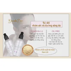 [HÀNG CÔNG TY] Nước hoa hồng, Toner dưỡng trắng, mờ thâm nám, chống lão hóa, dưỡng ẩm làm sạch da GoodnDoc