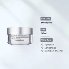 Kem dưỡng ẩm Dermafirm Melavita-C Exosome Cream dưỡng sáng mờ nám tái sinh trắng sáng da - 50ml