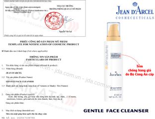[HÀNG CÔNG TY] Sữa Rửa Mặt Cho Da Khô Và Da Nhạy Cảm Jean D'Arcel Gentle Face Cleanser