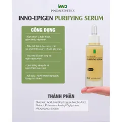 HÀNG CÔNG TY - Tinh Chất Giảm Mụn Điều Tiết Tuyến Bã Nhờn Kiềm Dầu Innoaesthetics Inno PURIFYING SERUM 30ml