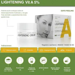 HÀNG CÔNG TY -Kem Inno Peel A Hoạt Chất Vitamin A 5% Innoaesthetics Inno LIGHTENING Tái Tạo Đều Màu Da Giảm Mụn Thâm Mụn