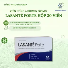 Viên Uống Bổ Sung Albumin Lasante Forte - Tăng Cường Sức Khỏe Cho Người Dưỡng Sức, Mới Ốm Dậy Hộp 30 Viên