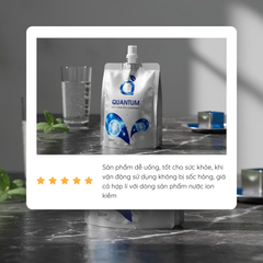 10 Túi Nước Ion Kiềm Quantum - Nước Giàu Hydrogen, Chống Oxy Hóa, Ngăn Ngừa Gốc Tự Do