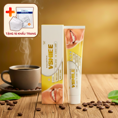 Kem Đánh Răng Vsmile 150g - Hương Vị Cà Phê Thơm Mát, Bảo Vệ Răng Miệng, Sạch Mảng Bám, Hơi Thở Tươi Mát Suốt 24 Giờ