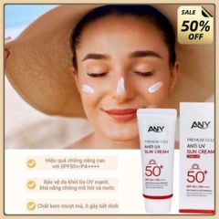 kem chống nắng ANY hàn quốc SPF 50 ++ Premium Golf Anti UV SPF 50+ Nâng tông, trắng da, không bết
