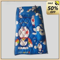 Bộ Nệm Cho Bé Đi Học Cao Cấp chất Cotton.Chống hơi đất, Chống trượt, Giặt máy nhanh khô