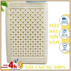 Gối ôm cao su, Gối nằm cao su non nguyên khối hàng VN cao cấp, không màu không mùi