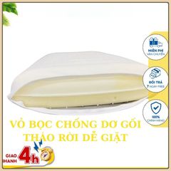 Gối ôm cao su, Gối nằm cao su non nguyên khối hàng VN cao cấp, không màu không mùi