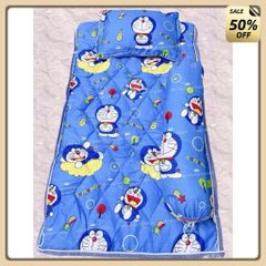 [HCM] Set nệm cho bé đi học mẫu giáo, bộ nệm gối đi nhà trẻ chất cotton thấm hút mồ hôi cho bé 1-6 tuổi