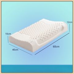 Gối cao su non massage , gối cao su có lỗ thông hơi ,gối công thái học giúp ngủ ngon,lưu thông ĐX 40x60