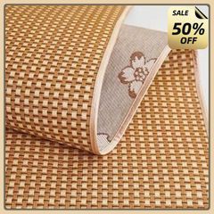 Chiếu Mây Lót Lụa Size 60x90cm, Chiếu Điều Hoà Cho Bé Sợi Mây An toàn - Chiếu mây điều hòa được làm từ mây nhân tạo