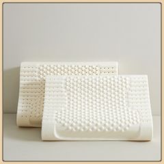 Gối cao su non massage , gối cao su có lỗ thông hơi ,gối công thái học giúp ngủ ngon,lưu thông ĐX 40x60