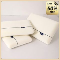 Gối cao su non TIẾN ĐẠT FOAM màu trắng ,kích thước 40x60,êm mềm đàn hồi tốt - Chuẩn Chống Đau Mỏi Vai Gáy