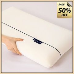 Gối cao su non TIẾN ĐẠT FOAM màu trắng ,kích thước 40x60,êm mềm đàn hồi tốt - Chuẩn Chống Đau Mỏi Vai Gáy