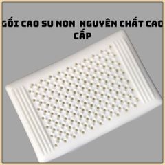 Gối Cao Su Đúc Nguyên Khối Cao Cấp Có Gai Massage Vai Cổ Gáy - Gối Nằm, Gối Ôm Cao Su Đông Xuyên