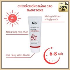 Kem Chống Nắng Nâng Tông ANY Premium Golf Anti UV Sun Cream Tone Up SPF50++ 60ml
