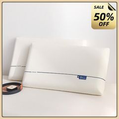 Gối cao su non TIẾN ĐẠT FOAM màu trắng ,kích thước 40x60,êm mềm đàn hồi tốt - Chuẩn Chống Đau Mỏi Vai Gáy