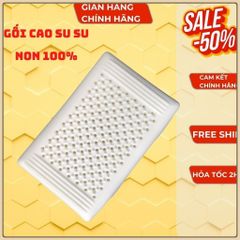 Gối Cao Su Đúc Nguyên Khối Cao Cấp Có Gai Massage Vai Cổ Gáy - Gối Nằm, Gối Ôm Cao Su Đông Xuyên