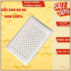 Gối Cao Su Đúc Nguyên Khối Cao Cấp Có Gai Massage Vai Cổ Gáy - Gối Nằm, Gối Ôm Cao Su Đông Xuyên