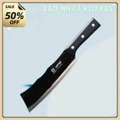 Combo 2 dao thép nhật nhà bếp siêu bén lưỡi vân chống dính,Combo 2 Dao Nhật vân Gỗ