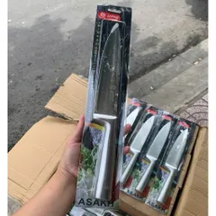 Dao bếp cán đúc chất liệu inox chuyên thái cắt cao cấp, Dao Cắt Thịt, Dao Gọt Gia Dụng Nhà Bếp, Dao Đa Năng