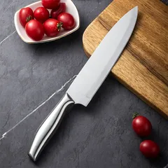 Dao bếp cán đúc chất liệu inox chuyên thái cắt cao cấp, Dao Cắt Thịt, Dao Gọt Gia Dụng Nhà Bếp, Dao Đa Năng
