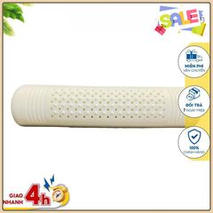 Ruột gối ôm cao su non nguyên khối size 35x100cm, chất liệu đàn hồi chống xẹp lún rất tốt - GỐI ÔM CAO SU NON