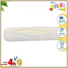 Ruột gối ôm cao su non nguyên khối size 35x100cm, chất liệu đàn hồi chống xẹp lún rất tốt - GỐI ÔM CAO SU NON