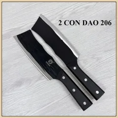 BỘ 3 DAO NHẬT THÉP KHÔNG GỈ-DAO THÁI THỊT ASAKAH 206 NHÀ BẾP