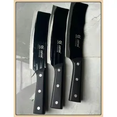 (TRỢ GIÁ ) 3 DAO NHẬT THÉP KHÔNG GỈ - BỘ 3 DAO 217- dao làm bếp chống dính