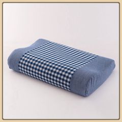 Gối cao su non kẻ người lớn kèm vỏ gối kích thước 30x50cm,gối cao su lượn