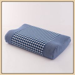 Gối cao su non kẻ người lớn kèm vỏ gối kích thước 30x50cm,gối cao su lượn