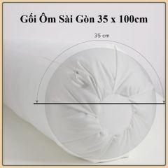 Ruột gối ôm dài 100% gòn nhân tạo vải thoáng khí, hút mồ hôi,gối ôm ép hơi