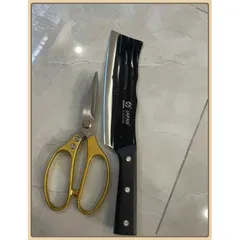 COMBO 1 DAO JAPAN THÉP KHÔNG GỈ + 1 KÉO NHẬT SK5 - BỘ DAO KÉO NHẬT NHÀ BẾP