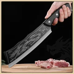 COMBO 3 Dao Làm Bếp Cao Cấp Cán Nhựa. Lưỡi Dao Sắc Bén, Là Trợ Thủ Đắc Lực Của Mọi Nhà
