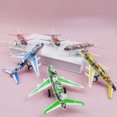 Máy Bay Nhỏ Đồ Chơi Chở Khách Mẫu Quà Tặng , hộp 4 máy bay chạy trớn đồ chơi