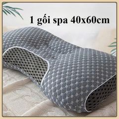 ComBo 2 Gối Massage, Gối Mát-Xa Công Thái Học 500g Giúp Nâng Đỡ Cổ Chống Đau Mói Cổ Vai Gáy Kích Thước 40x60cmcm