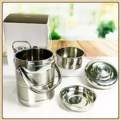 Cà Men/ Cặp Lồng Đựng Cơm 3 Ngăn Inox 304 Cao Cấp dung tích 2000ML