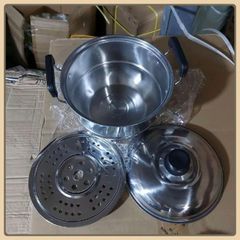 Nồi Hấp 20cm  tặng  kèm xửng hấp tiện lợi  nồi hấp inox mini nồi nhỏ  tiện cho gia đình ít người  và hấp thức ăn nhỏ