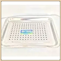 Khay úp ly trà inox 26 x 36cm,mâm úp ly inox cao cấp