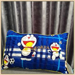 Combo 4 áo gối nằm cotton poly màu, trần bông 3 lớp, kích thước 50x70, có khoá kéo áo gối nằm 50x70cm áo  gối