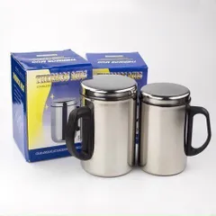 Ca Giữ Nhiệt inox 500ml- Ly uống nước inox 2 lớp giữ nhiệt 500ml