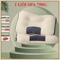 Gối Spa chống đau mỏi vai gáy, bảo vệ đốt sống cổ kích thước 50 x 70cm 750g