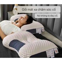 Gối Spa chống đau mỏi vai gáy, bảo vệ đốt sống cổ kích thước 50 x 70cm 750g